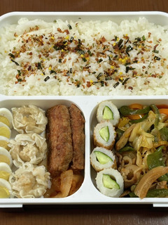 しゅうまい　野菜炒めフードマン800弁当-レシピのメイン写真