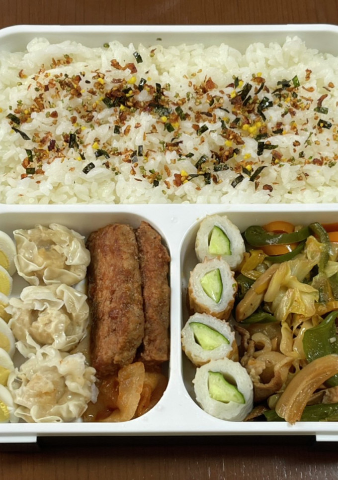 しゅうまい　野菜炒めフードマン800弁当-レシピのメイン写真