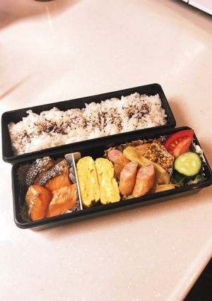 鮭とジャーマンポテト弁当-レシピのメイン写真