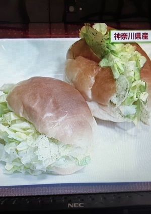 本春キャベツのポテチサラダサンド-レシピのメイン写真