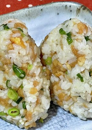 天かすおにぎり-レシピのメイン写真