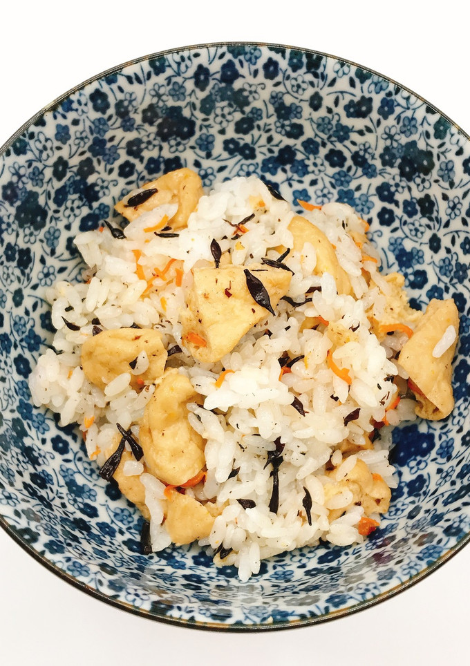 【病院】がんもとひじきの混ぜごはん【給食-レシピのメイン写真