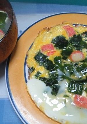 三陸産塩蔵わかめの卵焼きとかきたま汁-レシピのメイン写真