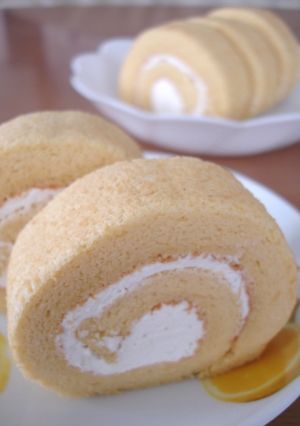 今、味噌味が旬？！味噌ピーロールケーキ-レシピのメイン写真