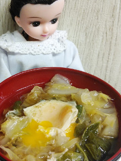 リカちゃん♡春キャベツ大根葉卵澄まし汁-レシピのメイン写真