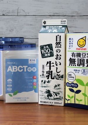 ABCT種菌と牛乳+無調整豆乳-レシピのメイン写真