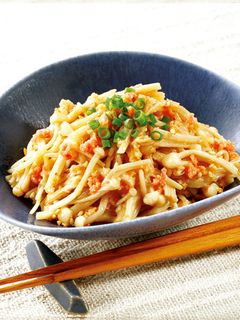 鮭明太えのきバター-レシピのメイン写真