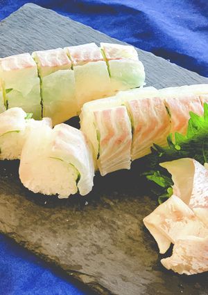 簡単！鯛の昆布〆巻き-レシピのメイン写真