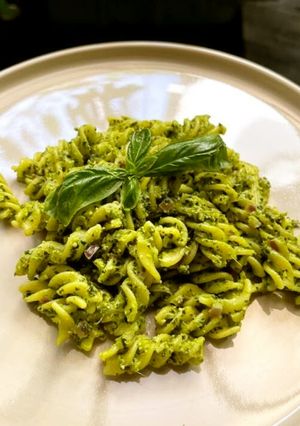ほうれん草とバジルのペストパスタ-レシピのメイン写真