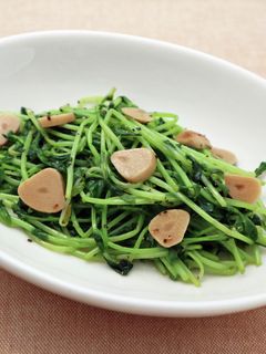 にんにくしょうゆの豆苗炒め-レシピのメイン写真