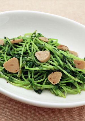 にんにくしょうゆの豆苗炒め-レシピのメイン写真