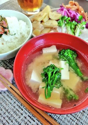 BP香るブロッコリーとチーズのお味噌汁-レシピのメイン写真
