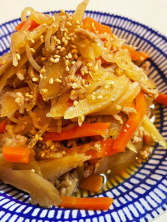 ホットクックで白滝ごぼう煮-レシピのメイン写真