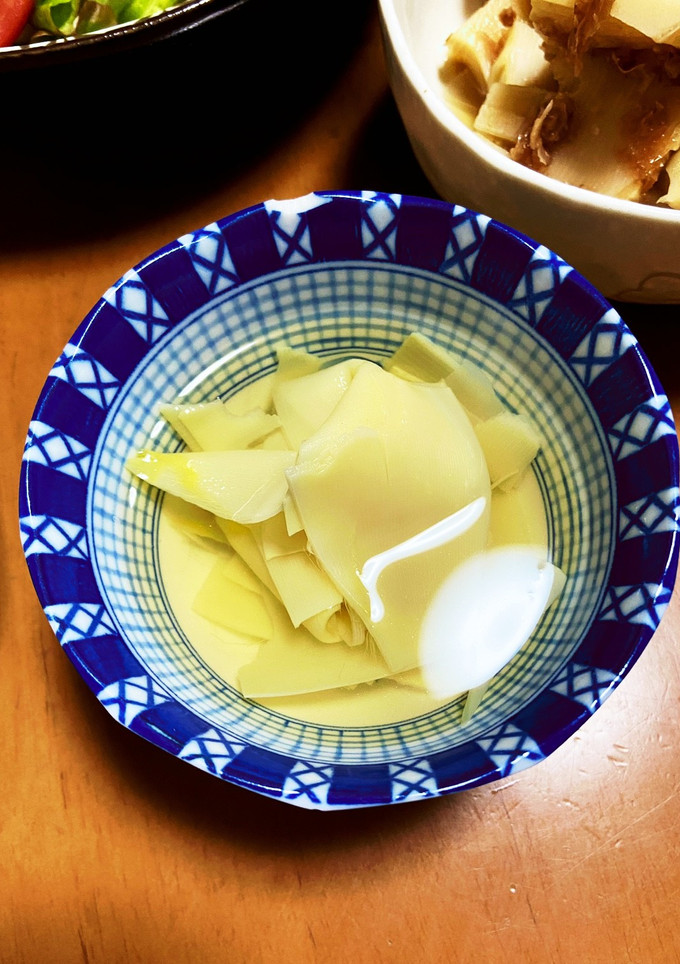 筍の姫皮•薄皮で簡単小鉢(おひたし)-レシピのメイン写真