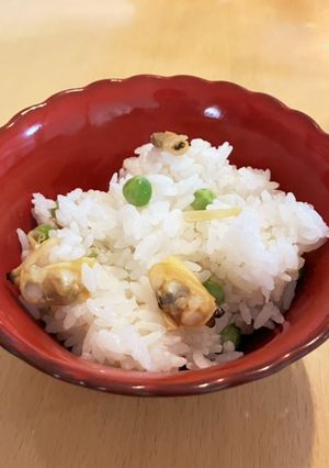 豆ご飯嫌いも大丈夫?あさり入り豆ご飯-レシピのメイン写真