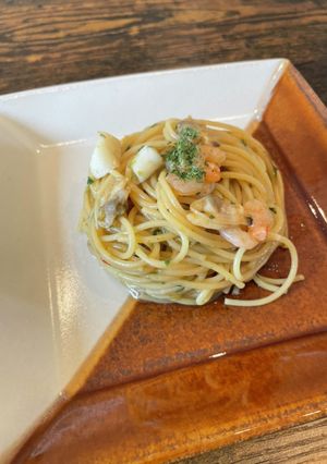シーフード海苔ペペロンチーノ-レシピのメイン写真