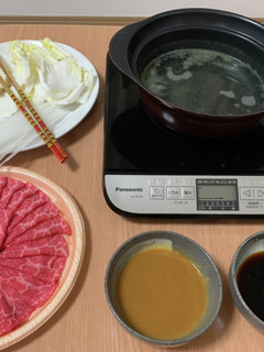 しゃぶしゃぶの鍋つゆとつけだれ-レシピのメイン写真