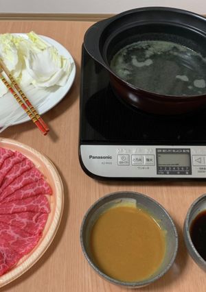 しゃぶしゃぶの鍋つゆとつけだれ-レシピのメイン写真