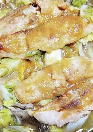 柚子みそで野菜たっぷりチャンチャン焼き風-レシピのメイン写真