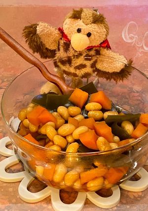 ♧レンジde昆布にんじん煮豆-レシピのメイン写真