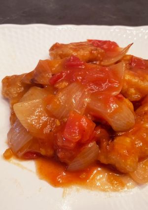 あっさり美味しい♪洋風トマトの酢豚♪-レシピのメイン写真