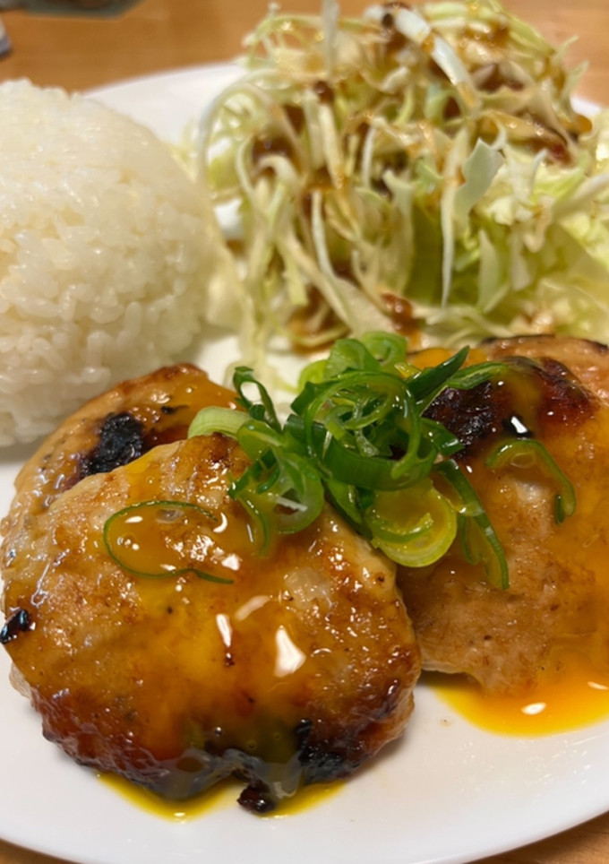 鶏つくね風照り焼きバーグ-レシピのメイン写真