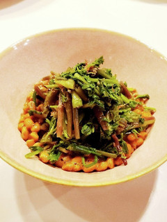 野生の芹の美味しい食べ方~芹納豆~-レシピのメイン写真