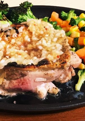 簡単！シンプル！基本！鶏もも肉のステーキ-レシピのメイン写真