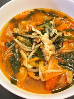 コク旨!豚バラと野菜の甘辛スープ♪-レシピのメイン写真