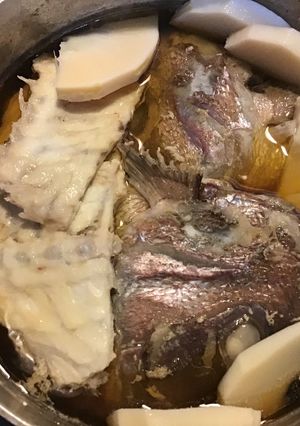 筍と鯛のあら煮-レシピのメイン写真