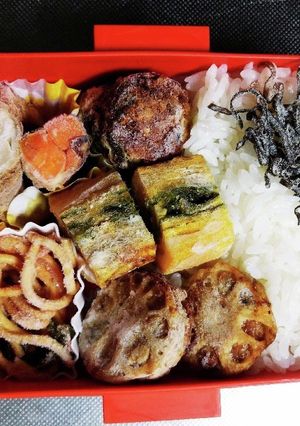 夏に最適冷凍作り置き入れるだけ３分弁当♪-レシピのメイン写真