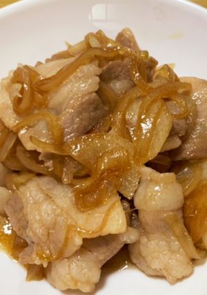 焼肉のタレで出来る　豚玉炒め-レシピのメイン写真
