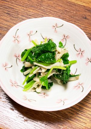 みつ葉とえのき茸の和え物-レシピのメイン写真