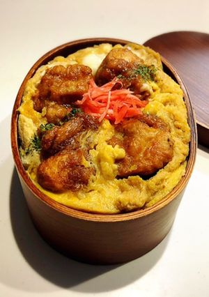 のっけ弁当2022.04.22鶏唐カツ丼-レシピのメイン写真