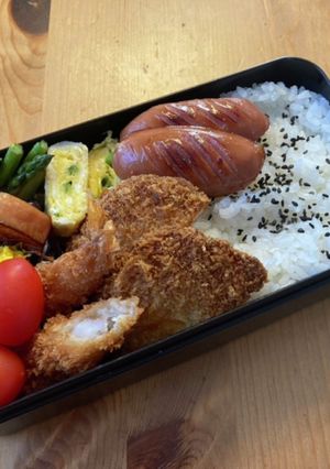 高校生男子弁当　160-レシピのメイン写真