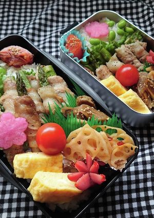 ❜22/4/22 豚バラアスパラ巻弁当-レシピのメイン写真