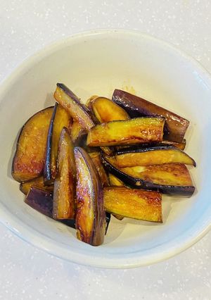 簡単!作り置き!なすのごま油炒め!-レシピのメイン写真