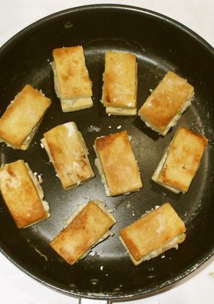 高野豆腐の肉詰め♪簡単漢方薬膳-レシピのメイン写真