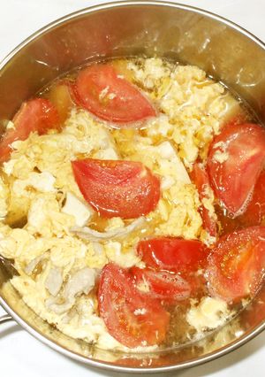 サンラータン風スープ♪簡単ニキビ漢方薬膳-レシピのメイン写真