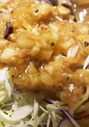 醤油麹を使った新玉ねぎドレッシング-レシピのメイン写真