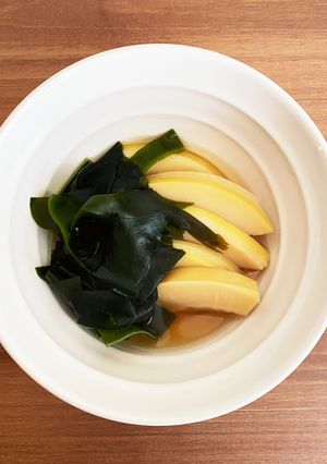 たけのことわかめの煮物-レシピのメイン写真