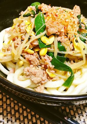 糖尿病レシピ：ピリ辛まぜうどん-レシピのメイン写真