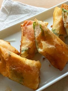 *チーズとろとろ♩ささみのピザ春巻き*-レシピのメイン写真