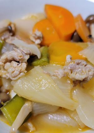 新玉ねぎのトマトケチャップ煮-レシピのメイン写真