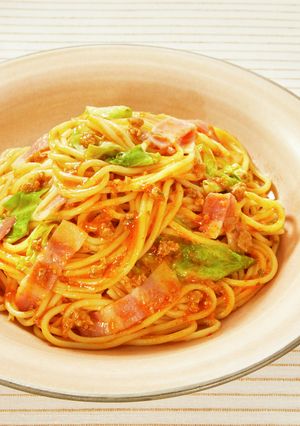 麻婆パスタ-レシピのメイン写真