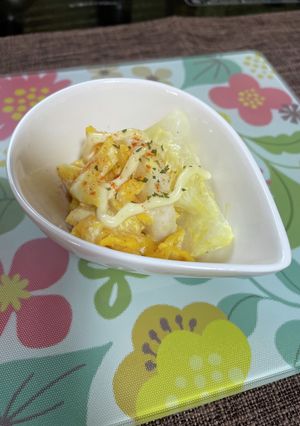☆長芋と炒り卵の和え物☆-レシピのメイン写真