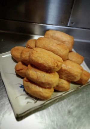 舞茸と大葉、紅生姜の稲荷寿司@≧↺≦@ノ-レシピのメイン写真