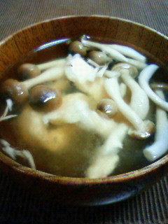 ほっこり☆ささみとしめじのお吸い物-レシピのメイン写真