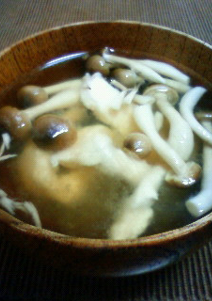 ほっこり☆ささみとしめじのお吸い物-レシピのメイン写真
