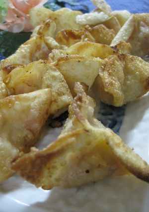 餃子の皮で☆ヘルシーおからのサモサ-レシピのメイン写真